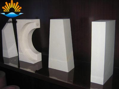 Refractories in various parts of the use